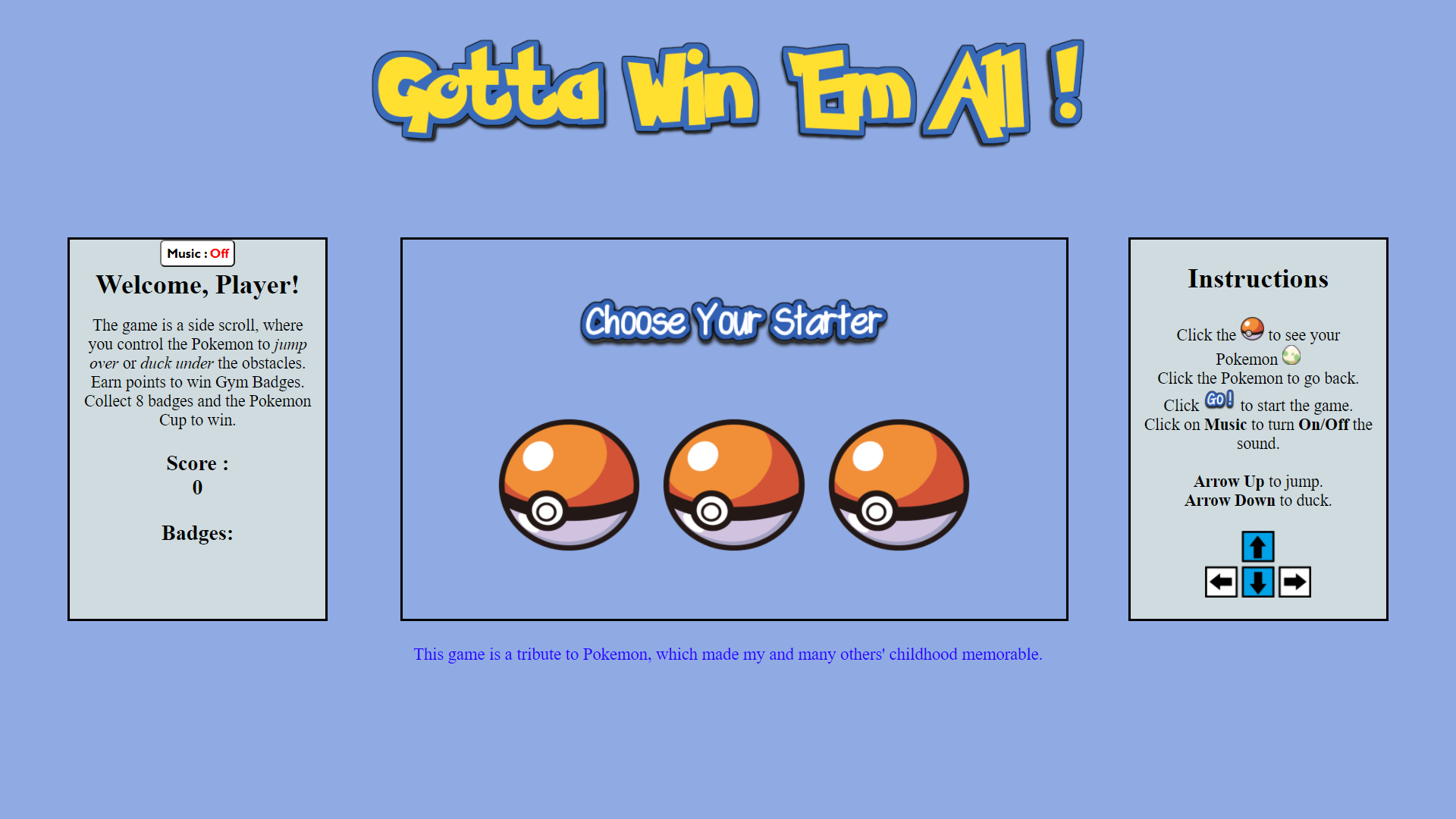 Gotta Win Em All project image